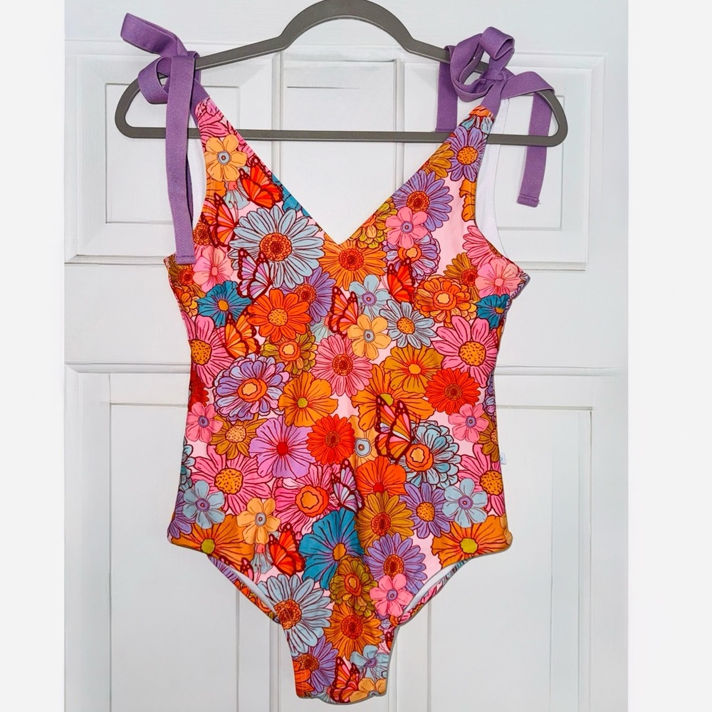 Posh Peanut one piece swimsuit in meadow sz S